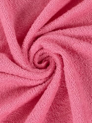 Image of Monte Carlo Essential 100% Cotton Bath Towel | 340 GSM Ultra Lightweight & Quick Dry | Soft Absorbent Large Towel 75x150 cm | Skin Friendly Daily Use Bathroom Towel for Men & Women (Soho) | Rouge