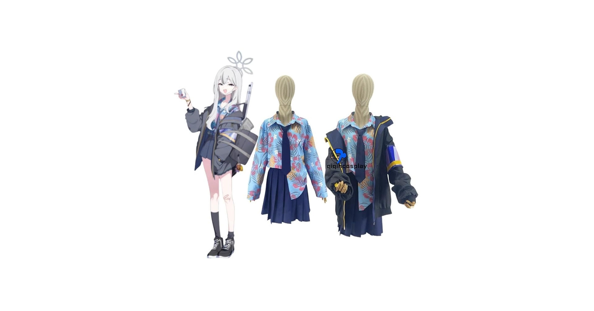 Amazon.co.jp: [ETER] qiqincosplay ブルーアーカイブ-Blue