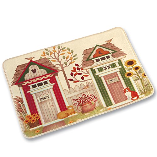 Collections Etc Country Outhouse Bath Rug