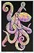 Painted Octopus Blacklight Poster 23 by 35in