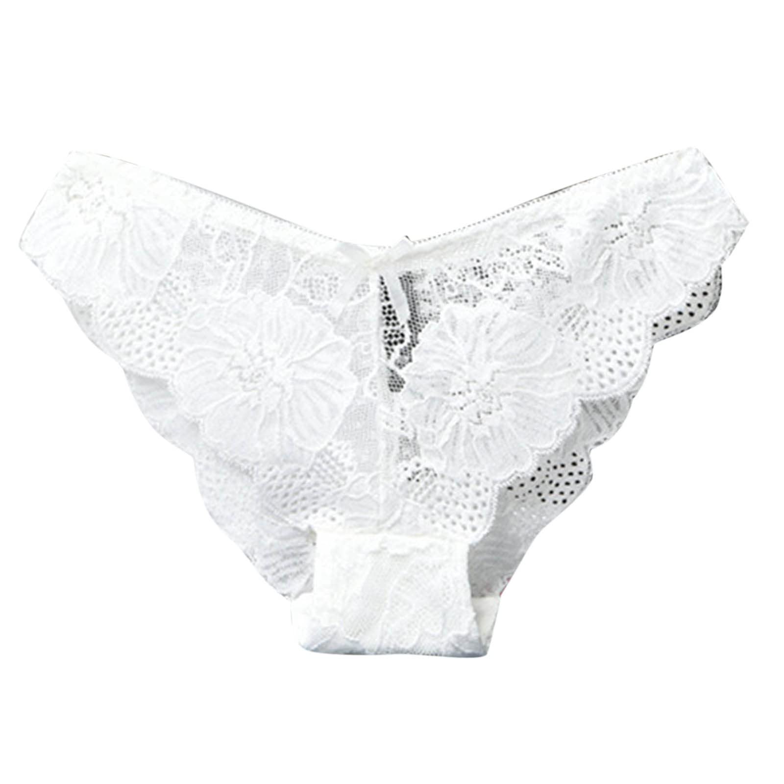 Sexy Underwear For Womens Lace Low Waist Panties Lace Breathable Comfortable Briefs Thong Cheeky Ladies Underpants
