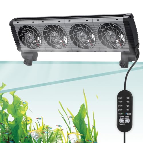 BAOSHISHAN Aquarium Chiller Fan, Powerful Fish Tank Cooler