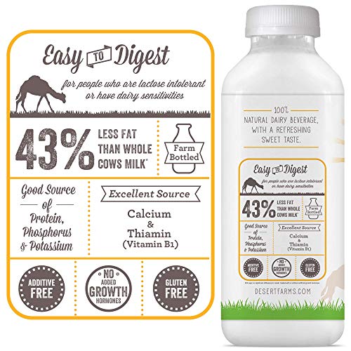 Organic Fresh Frozen Camel Milk - Fresh Flavor with Health Benefits - Pure & Natural Grade A -Allergen Free Milk from Healthy Camels in Midwest - Made In The USA [6 Pack] - Thumbnail 2