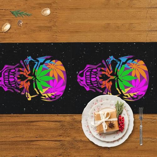 Chemin de table de Noël pour protéger et décorer la table de cuisine - 6