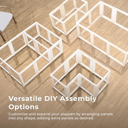 OPTIMUS DESIGN STUDIO Cercadinho De Acrílico Transparente Para Cães, Filhotes, Gatos, Coelhos E Furõ