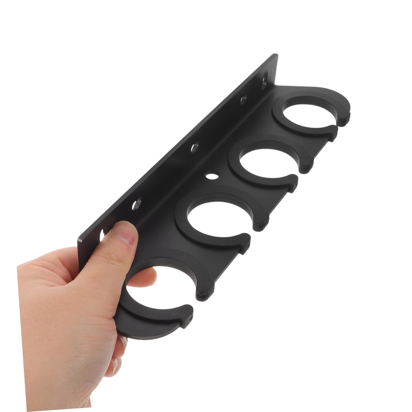 Soporte de Micrófono de Pared para Almacenamiento Seguro para Estudios de Grabación y Reuniones de Karaoke Fabricado Material Resistente Cuatro Orificios de Fijación