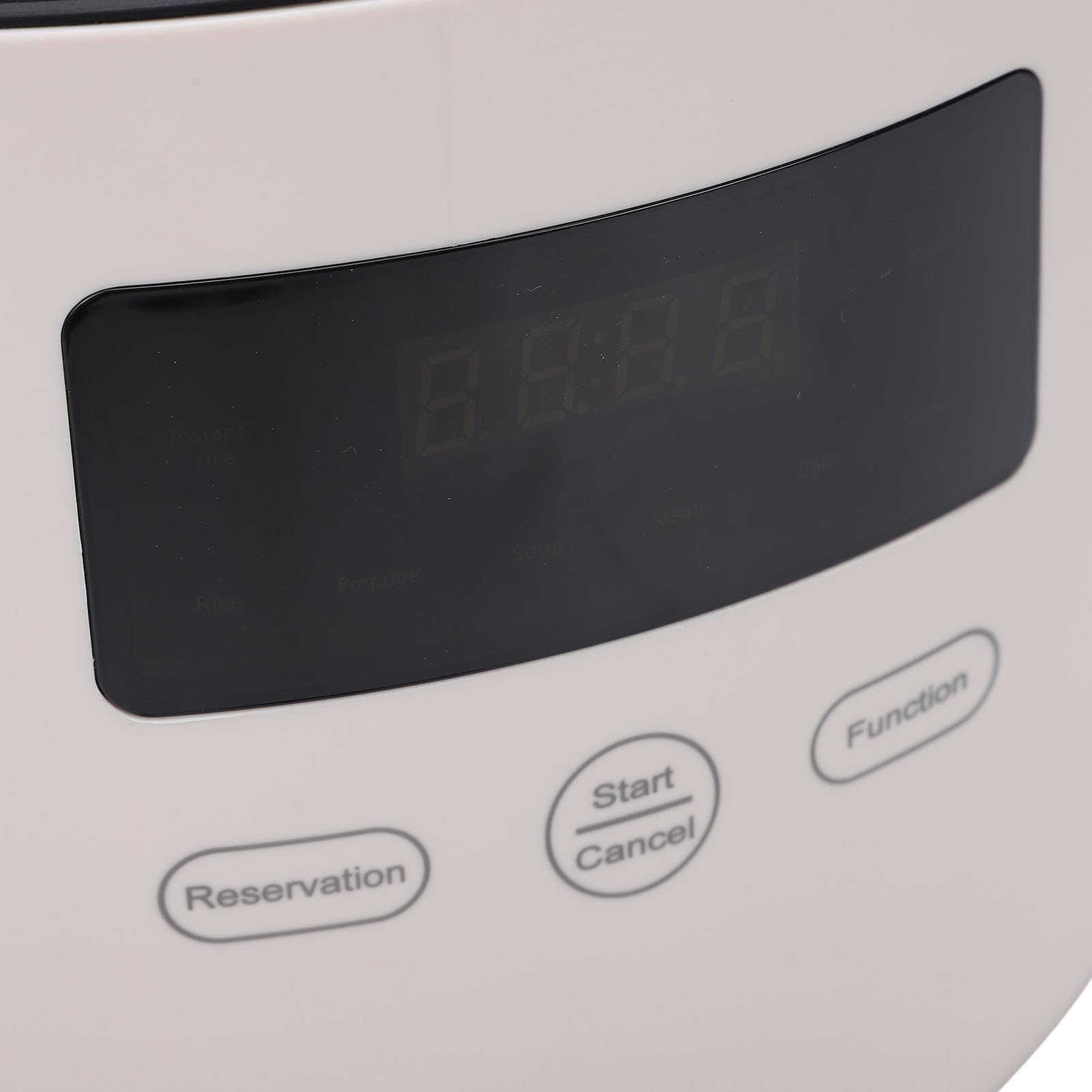 Cocoarm Pentola Elettrica Riso Intelligente, Antiaderente 3L Capacità, 220V 450W, per Zuppe Hotpot Pasta Uova, 24H Programmabile 8 in 1 Menu (Spina europea 220 V)