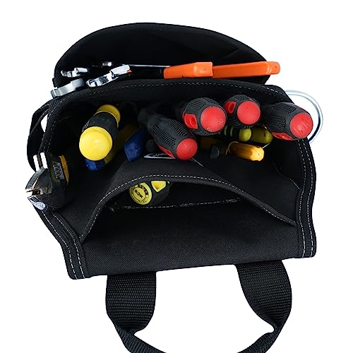 Image of MELOTOUGH Tool Belt with Suspenders Tool Bag Supenders Framers Comb Apron Tool Belt Construction Tool Pouch Builder Heavy Duty Carpenter Suspension Rig for Electrician, Roofing,Contractor