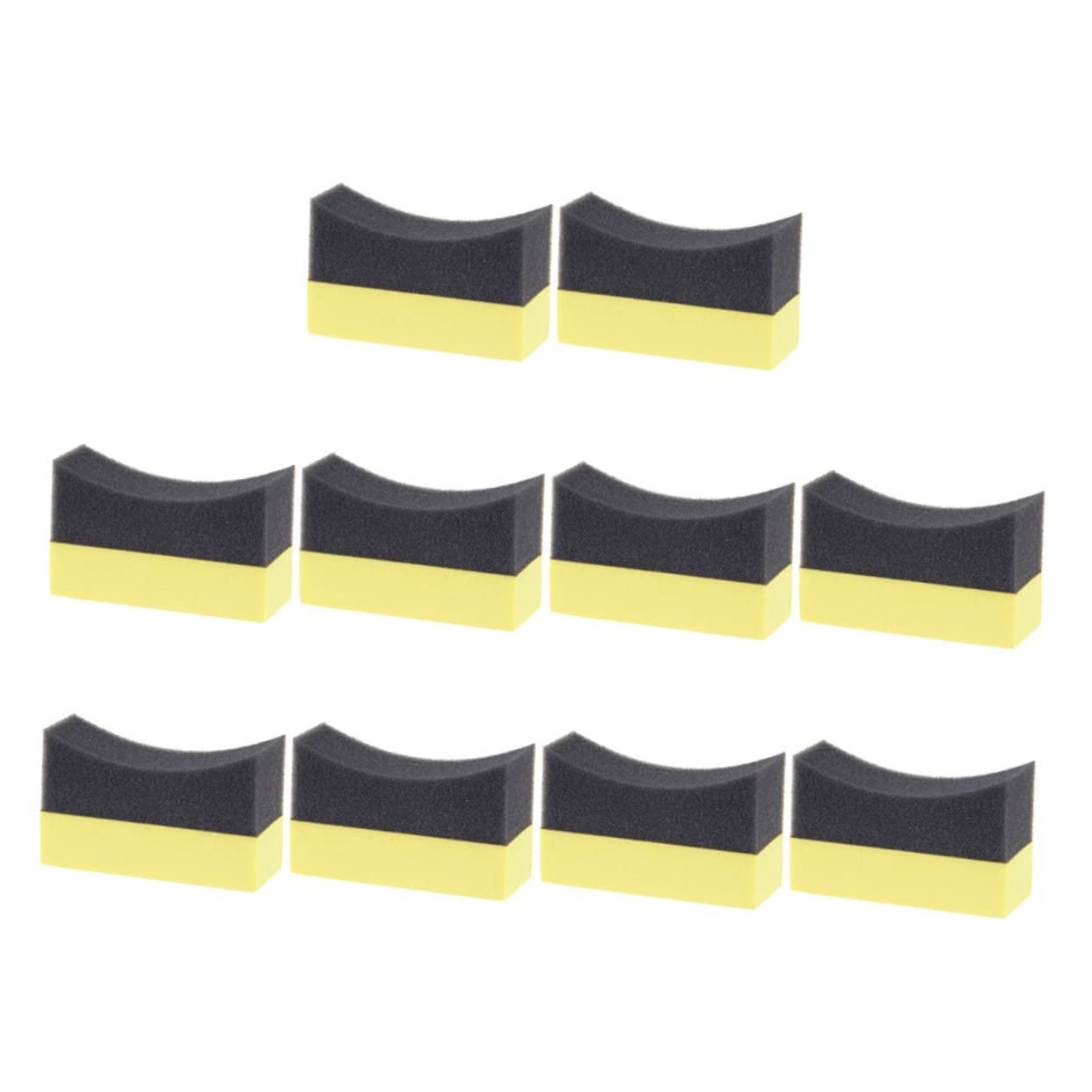ULTECHNOVO 5 Set Spugne Per Lucidatura Pneumatici Strumenti Pulizia Portatili Per Interni Auto Assorbimento Eccellente Resistente All Usura E Facile Da Usare 10 Pezzi*5
