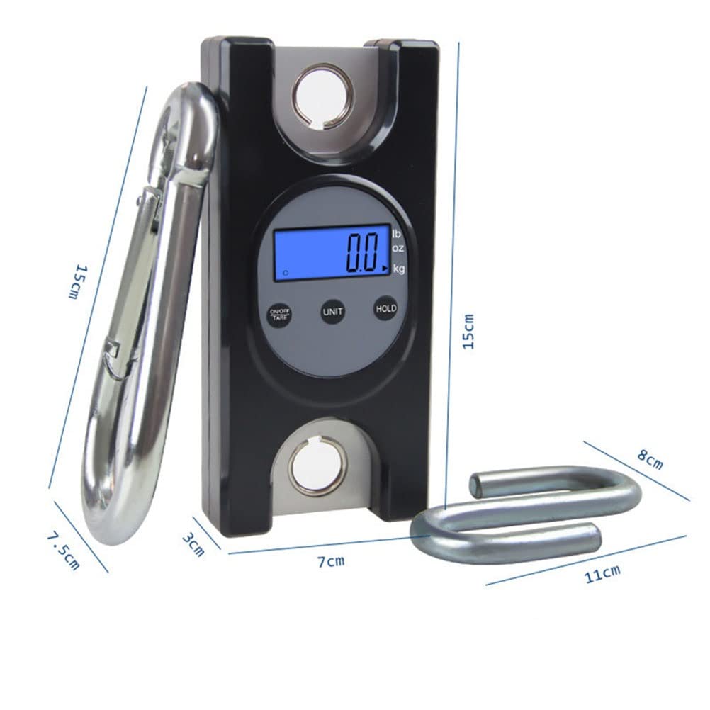 Bagaż wiszący bagaż z podświetlanym wyświetlaczem LCD waga podróżna walizka hak do ważenia waga podręczna Mini z hakami,Wagi dźwigowe(150KG)