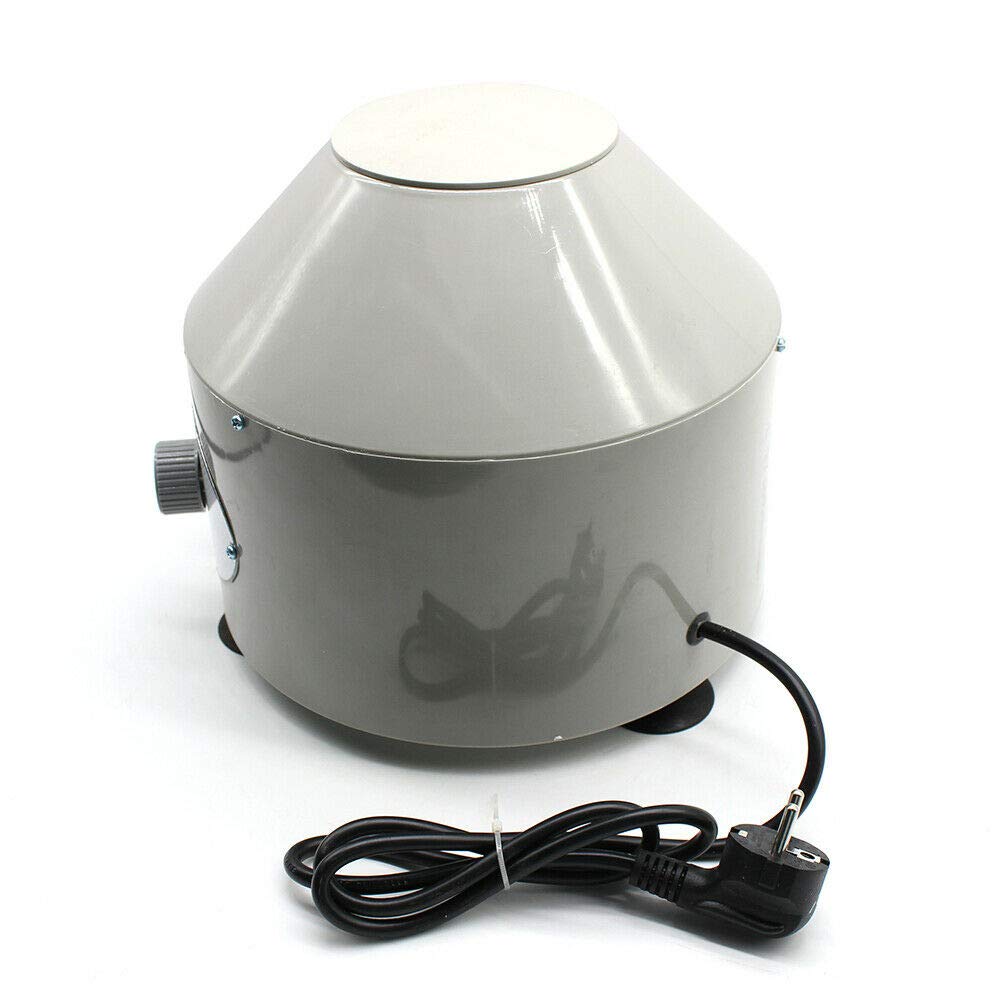 Futchoy centrífuga de laboratorio centrífuga eléctrica Centrífuga de sobremesa eléctrica pequeña de laboratorio de 4000 rpm con velocidades ajustables y temporizador 6 x 20 ml