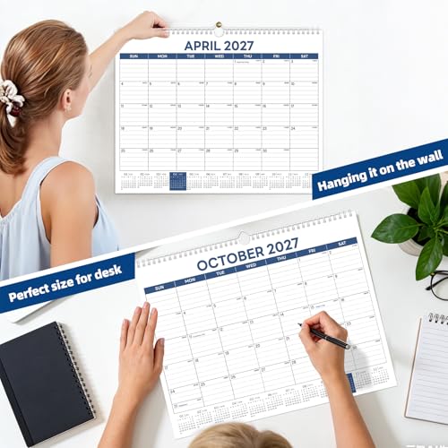 Image of ZTX Calendar 2026-2027 July 2026 to December 2027 14.7 inchx11 inch