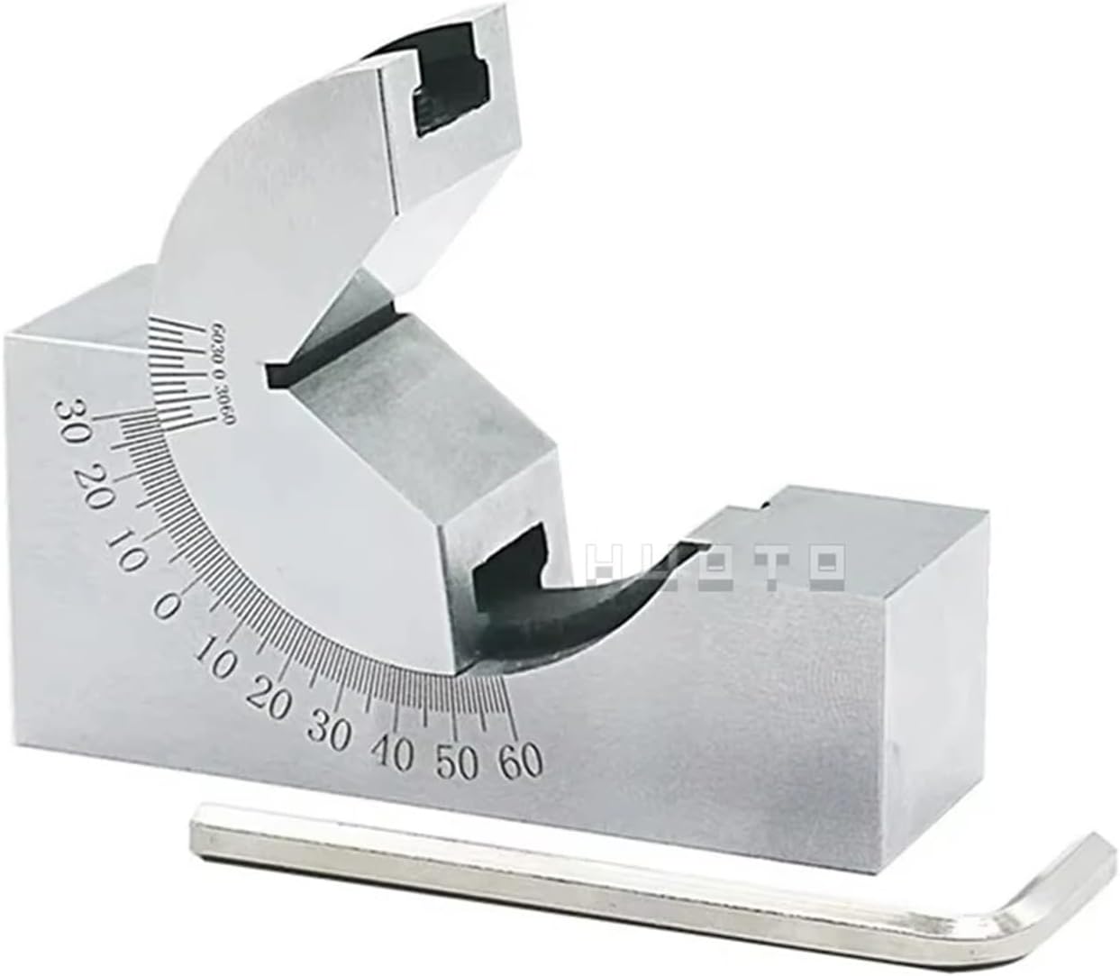 Kalibratieblok- Precision Adjustable Angle V-Block SetDegree for Milling Setup Workshop Calibration(30)