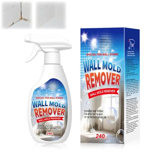 Vibbang Wall Mold Remover Spray, Highly Effective Wall Cleaner Spray, Stain Mould Remover for Walls, Long-Term without Damaging the Walls CleanerSpray, for Wood Tile Fabric Bathrooms Kitchens