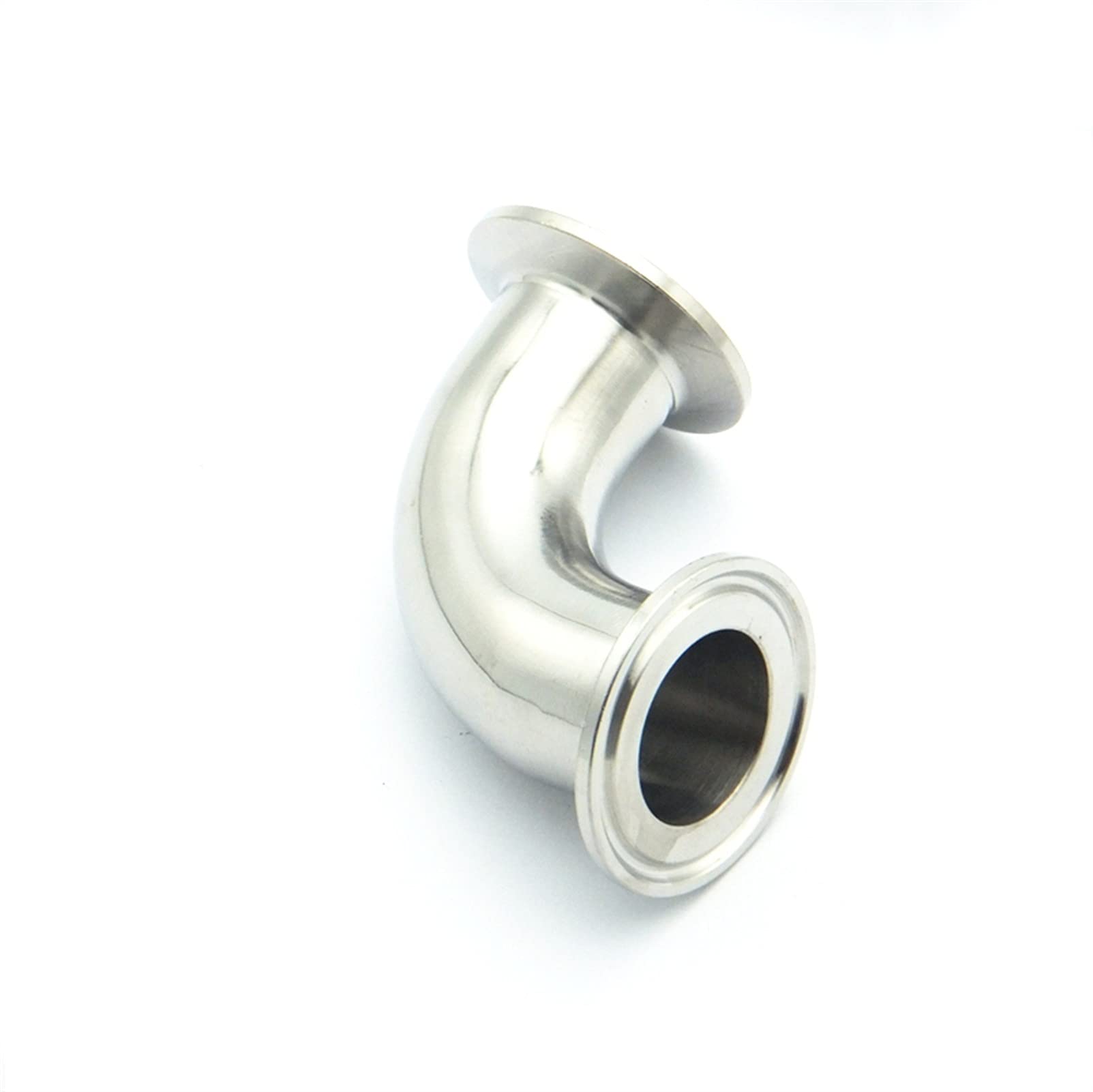Genérico 12.7mm 19 mm 25 mm 32mm 38mm 45mm 51mm 57mm 63mm 76mm 89mm 304 Acero Inoxidable Ferrulo de Acero del Codo Ajuste de la tubería de la Pinza Tri (Color : 89mm Ferrule OD 106)