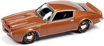 1972 Pontiac Firebird Formula Anaconda Gold Metallic Classic Gold Collection Series Limited Edition to 9454 pieces Worldwide 1/64 Diecast Model Car by Johnny Lightning"""