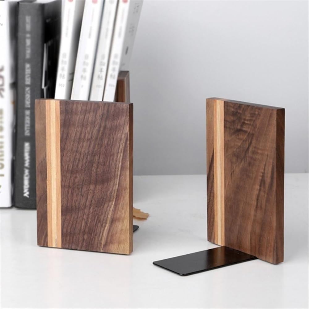 Fermalibri Fermalibri Antiscivolo for scaffali, fermalibri Resistenti for Gli Amanti dei Libri Che organizzano la scrivania Fermalibri per Mensole