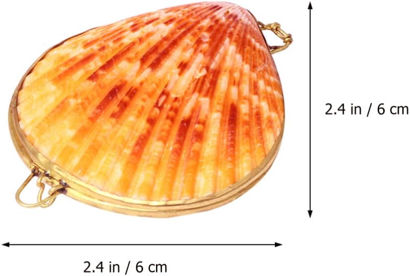 Sewroro Seashell Jewelry Box Small Shell Jewelry Holder Natural Seashell Trinket Organizer for Home Use and Travel Storage - Image 3