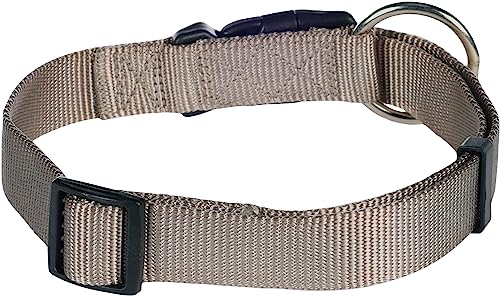Flamingo Dog Collar Ziggi Greige L 45-65cm 25mm, Grey - Image 2