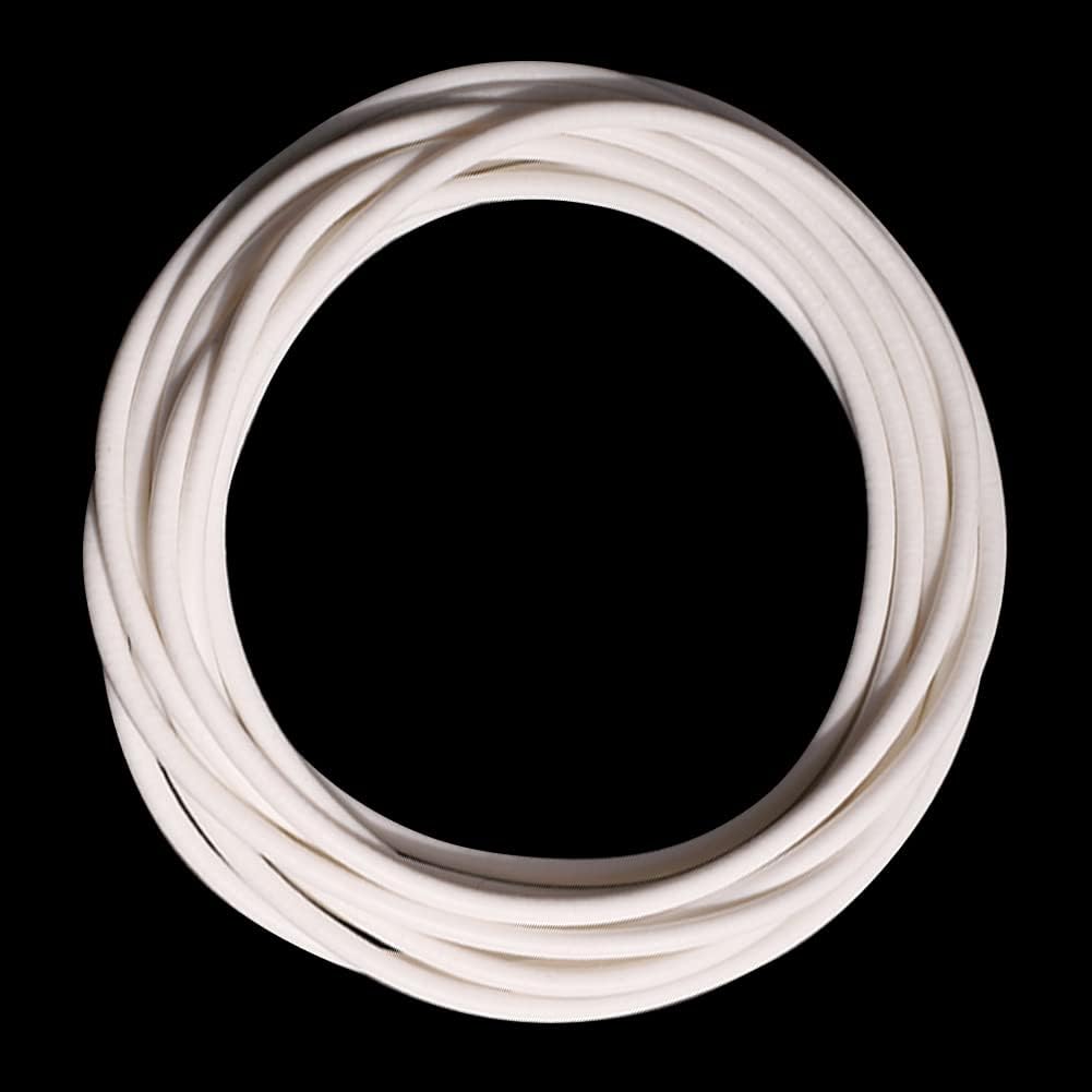 Ququyi Silicone Foam Strip, (1/4" Dia) Soundproofing Windows Sealing Strip, Round, 16.4FT.