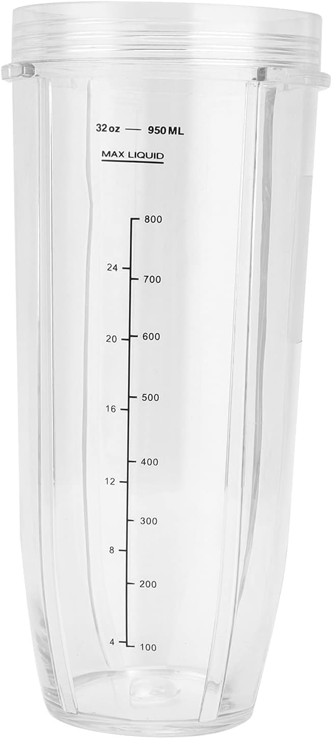 32Oz Replacement Cup Blender Cup Container Fit 1000W Juicer Accessories Large Capacity Easy Clean Non Lightweight Portable
