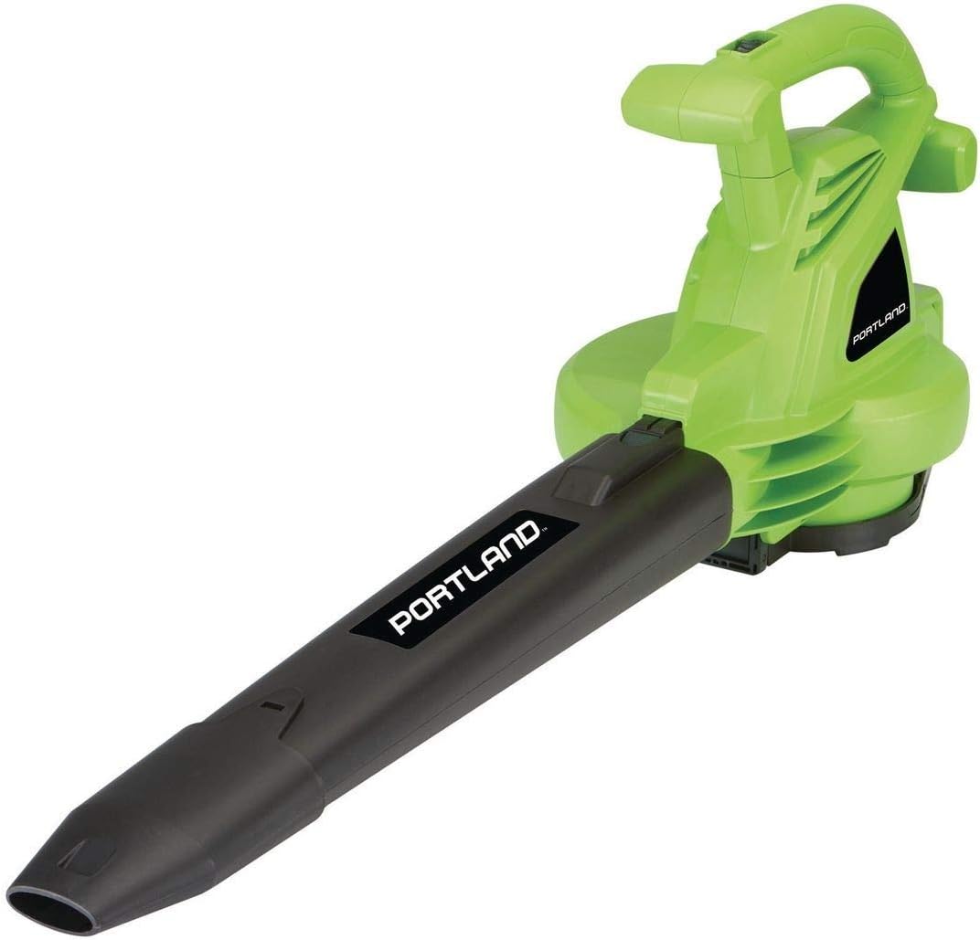 (Ship from USA) Portland 3-in-1 Electric Leaf Blower Vacuum Mulcher TriVac 230MPH/12 AMP/2 Speed/Item NO#8Y-IFW81854164765