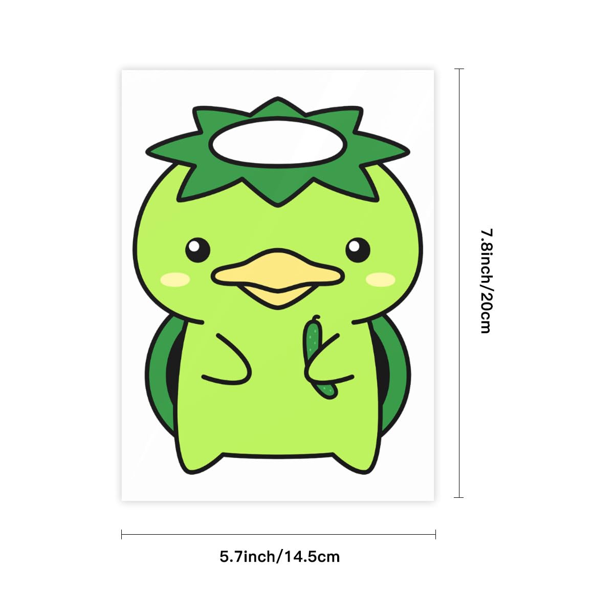 Amazon.co.jp: クリスタルステッカー おもしろ 河童 かっぱ ステッカー