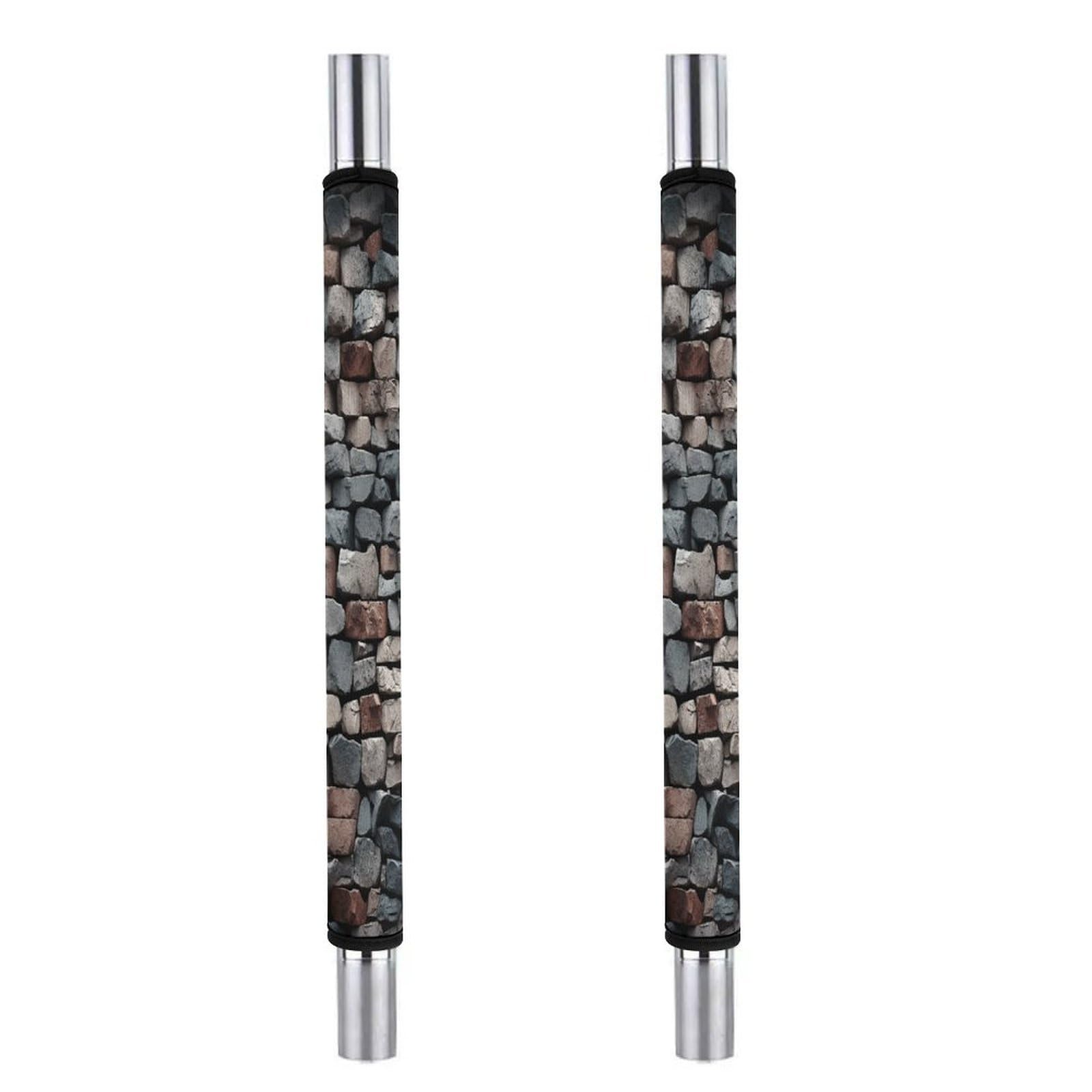 ADFGYERH Stone Refrigerator Door Handle Covers 2 PCS, Refrigerator Handle Covers Non-Slip Fridge Handle Covers for Oven Microwave Dishwasher Appliance Door Sleeves