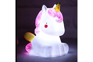 Unicorn Night Light Kids Cute Head Lamp