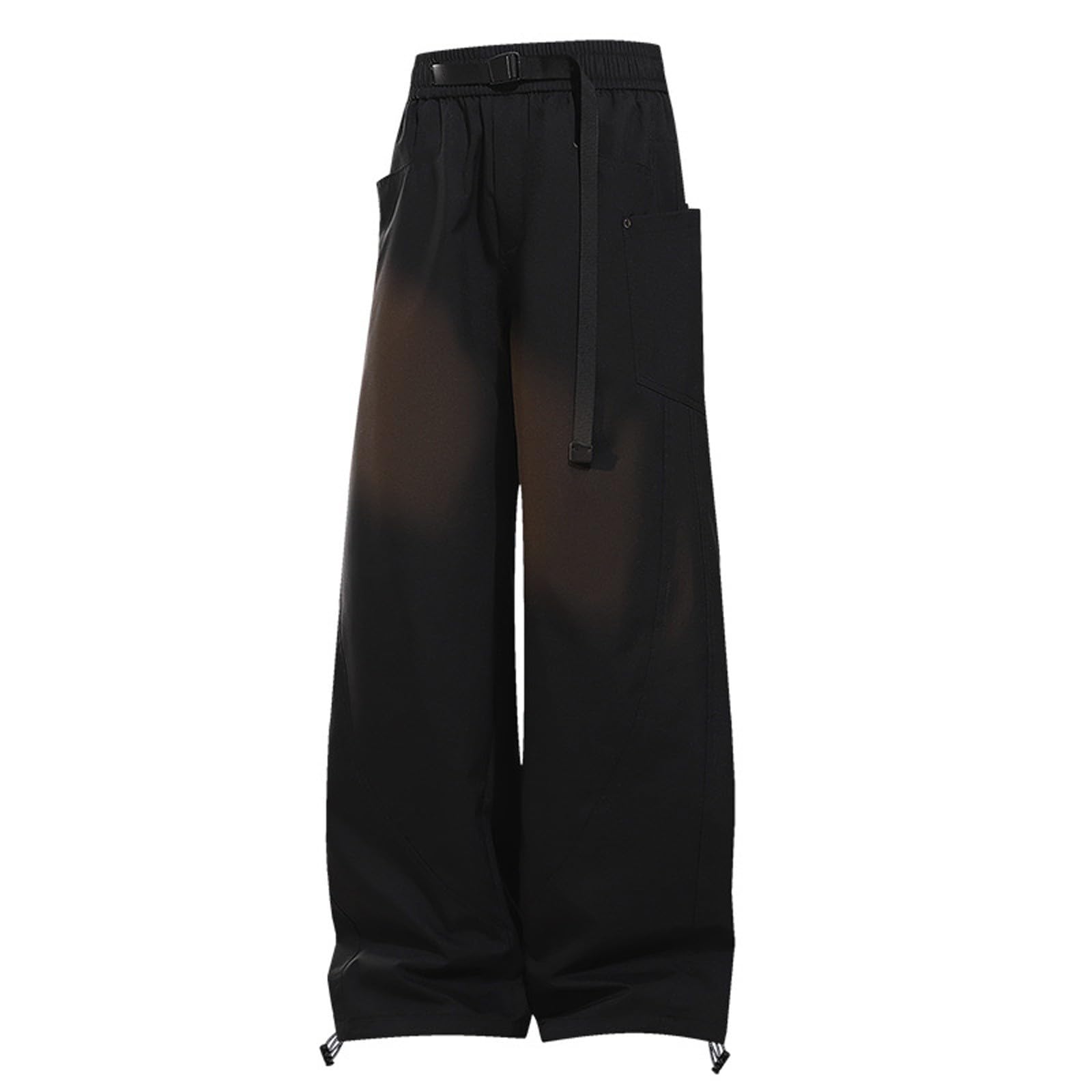 Pantaloni da sci da uomo, ispessito, in pile, foderati, caldi, pantaloni cargo dritti da neve, pantaloni da snowboard, oversize, antivento, impermeabili, da trekking