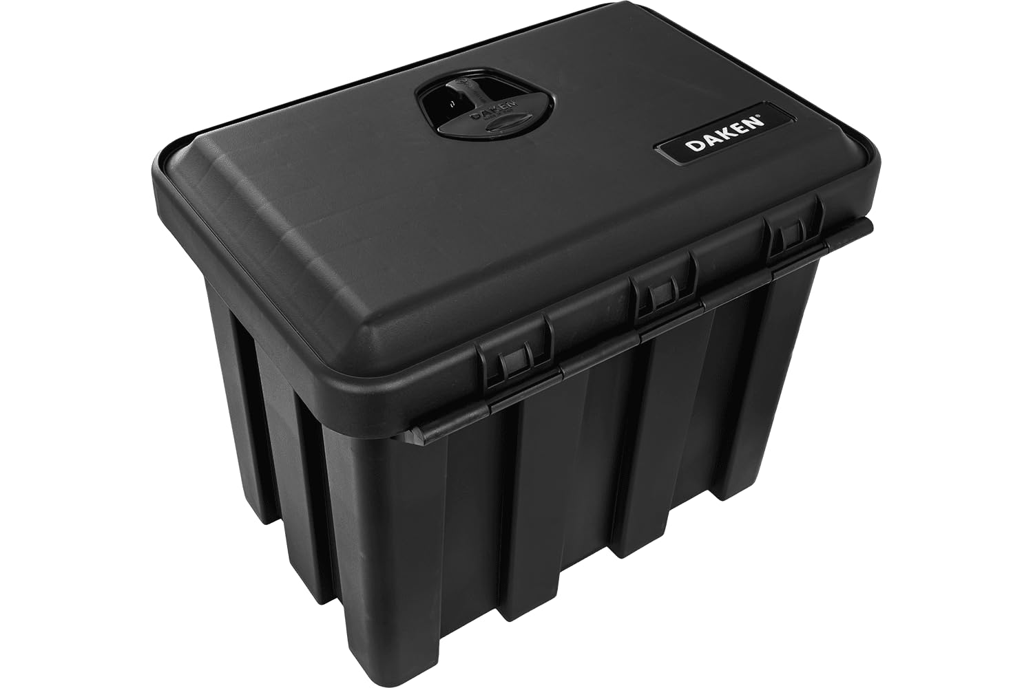 DAKEN Staukasten 81102 JUST Werkzeugkasten für Anhänger LKW Unterflurbox Staubox 40L 500x350x400mm inkl. Schloss und 2 Schlüsseln robuste Werkzeugkiste für Nutzfahrzeuge und Pritschenwagen