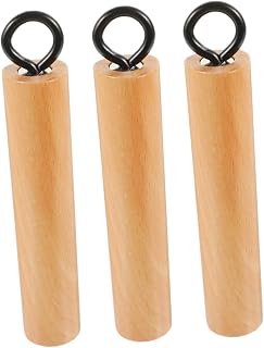 Mipcase 3 Piezas De Accesorios con Mango De Madera para Wok Ollas Y Sartenes Ollas con Mango Ollas Wok Estufas De Leña Repuestos De Ollas Color Marrón Claro