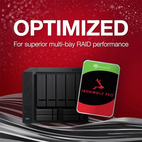 Image of Seagate IronWolf Pro 24TB SATA III 3.5 inch Internal NAS Hard Drive, 7200 RPM, 4-Pack