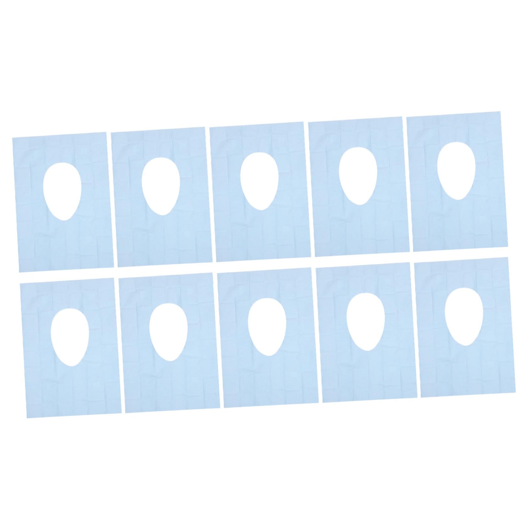 FOMIYES 10 Pack of Thickened Toilet Seat Covers Extended Disposable for Pregnant Women Travel Home