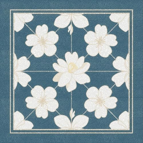 Image of Moroccan Tile Stickers | Waterproof Self Adhesive Peel & Stick Tile Decals for Kitchen Backsplash, Bathroom Wall, Floor, Furniture & Glass (6x6 Inch, Design 4, 40 Pic)