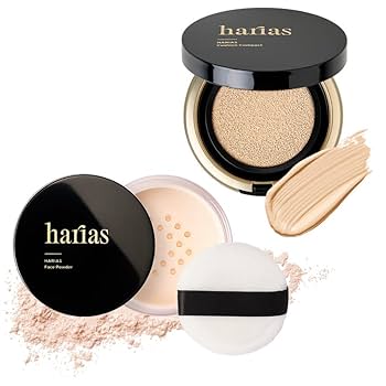 Amazon | HARIAS ハリアス (公式) 2点 メイクセット クッション