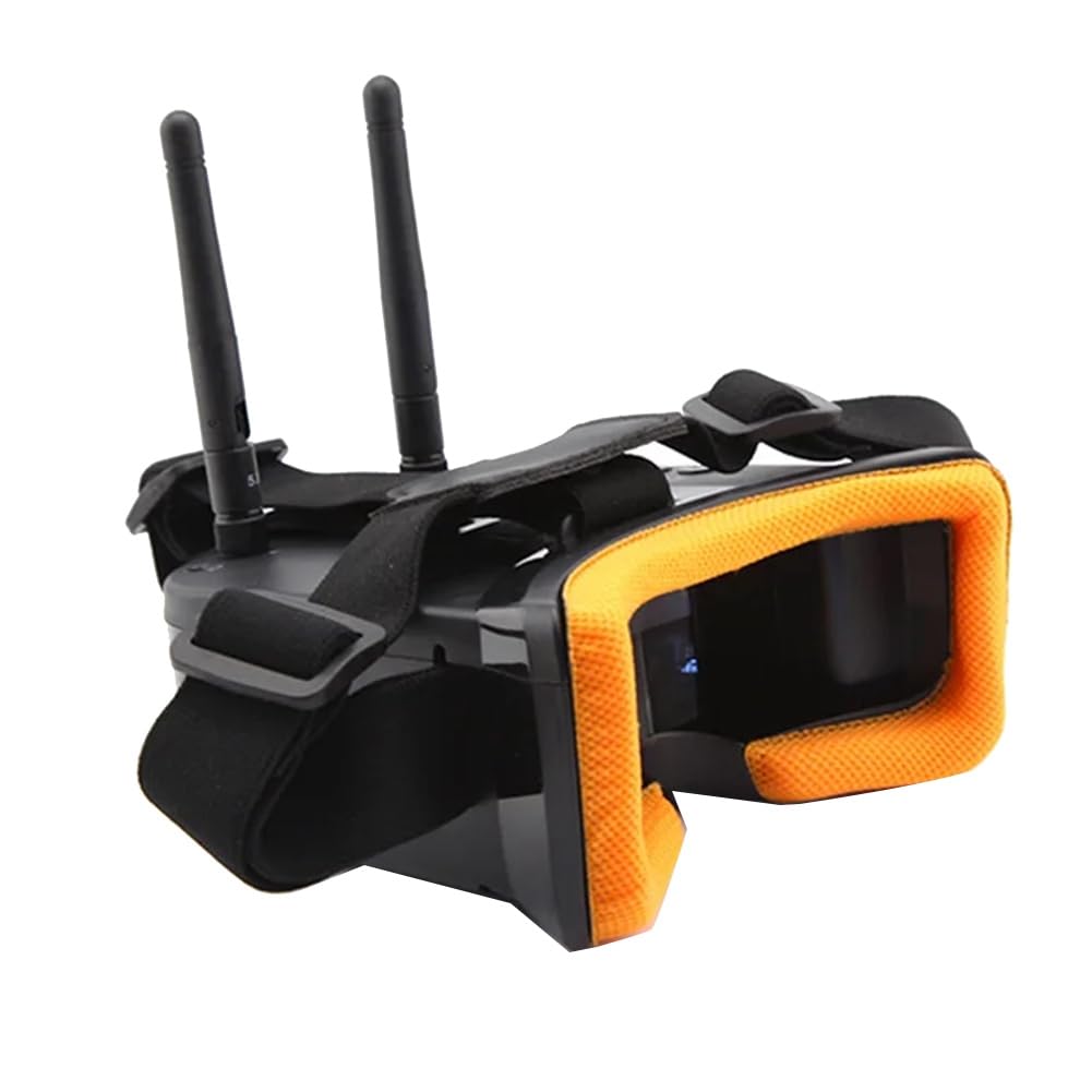 Mini Occhiali FPV 5.8G 40CH Doppia Antenne Occhiali FPV Ricerca Automatica Schermo LCD da 3.0 Pollici 480x320 per RC Racing Drone