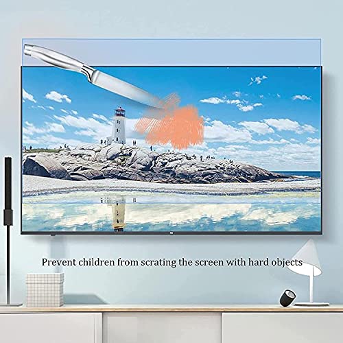 Bu Tv Screen Protectors 50-65 Inch Tv Screen Protector Anti-Glare/Anti Blue Light/Anti Scratch Film For Tcl/Samsung/Toshiba/Sony/Lg/Hisense,65 Inch 1429*804 #TOP2
