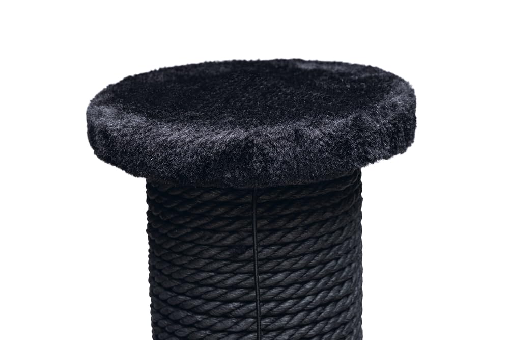 Beeztees Serpa - Tiragraffi per Gatti, 40 x 90 cm, Colore: Nero