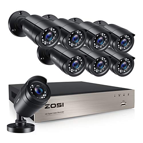 8CH 1080P HD Outdoor Überwachungssystem ohne Festplatte H.265+ 4in1 HDMI DVR Recorder Plus (8) 1080P 2MP Tag Nacht Außen Überwachungskamera Set