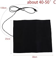 Vista 8 de Vctitil 1 almohadilla térmica USB para mascotas 5 V almohadilla térmica de invierno 3 velocidades control de temperatura alfombra de asiento perro