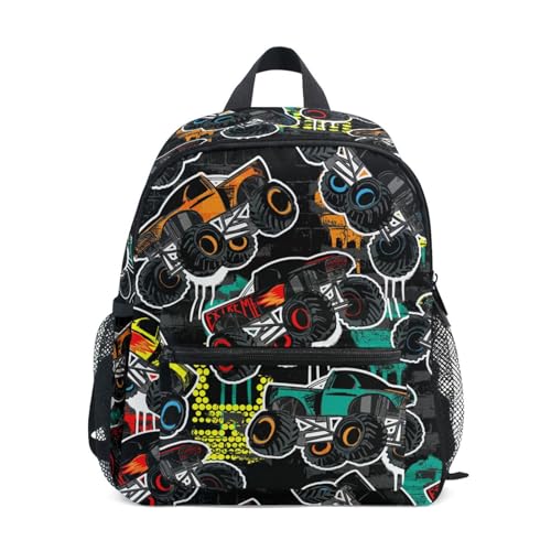 Sac à dos Monster Truck enfant fini les affaires perdues à l'école