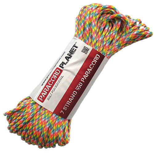 PARACORD PLANET 10 Feet Nylon 550Lb Type Iii 7 Strand Paracord Confetti — image 1