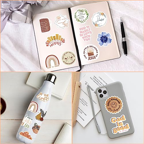 image for Generic Christian Stickers 100PCS Jesus Bible Verse Stickers,Religious