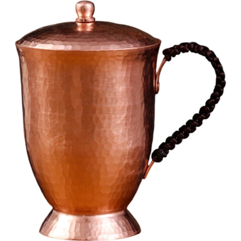 Taza de té de cobre gruesa que mantiene tu cerveza y café fríos o calientes