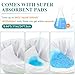 Bedside Commode Liners, 100 Commode Liners and 100 Super Absorbent Pads, Portable Toilet for Adults Universal Fit Most Standard Commode Liners with Absorbent Pads, Porta Potty, Camping Toilet