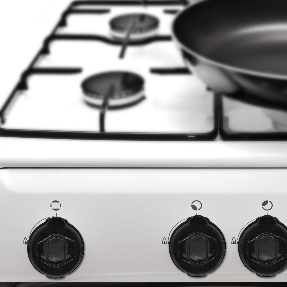 Cypropid Kitchen Stove Knob Covers, Baby Safety Gas Stove Knob Covers, Protection Locks for Child Proofing - 5 Pack