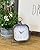 Rae Dunn Desk Clock - Battery Operated Modern Metal Rustic Design with Top Loop for Bedroom, Office, Kitchen - Small Classic Analog Display - Chic Home Décor for Desktop Table, Countertop