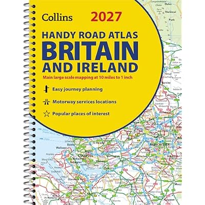 Collins Handy Road Atlas Britain and Ireland 2027 (A5 Spiral)