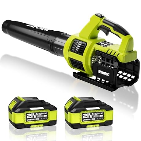 EWORK 21V Leaf Blowers: Easy Yard Cleanup for Beginners